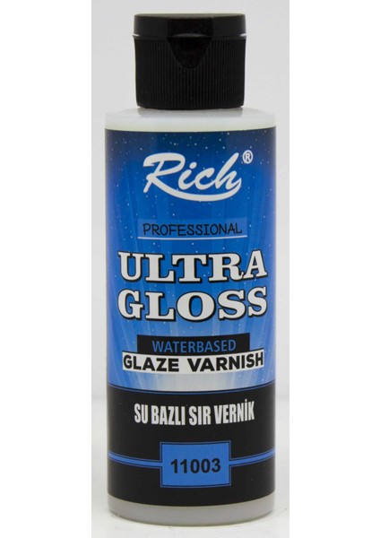 Ultra Gloss Su Bazlı Sır Vernik 120 cc