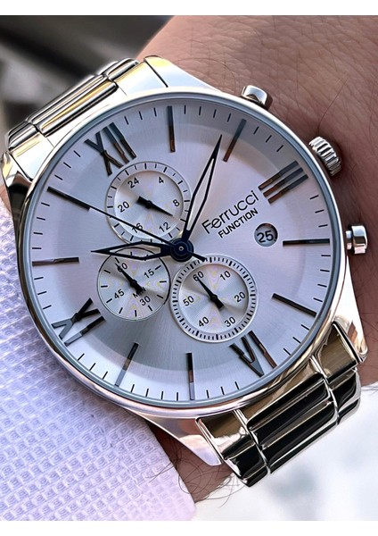 Çelik Kordon Iç Fonksiyonları Aktif 2 Yıl Garantili Erkek Kol Saati+Bileklik F.FGG233.02 fiyatları