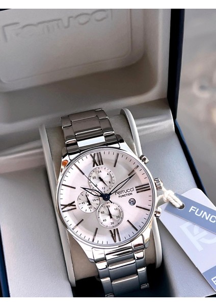 Çelik Kordon Iç Fonksiyonları Aktif 2 Yıl Garantili Erkek Kol Saati+Bileklik F.FGG233.02 indirimleri