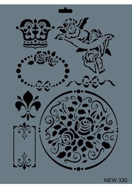 New Seri N-330 Stencil 35X25 cm