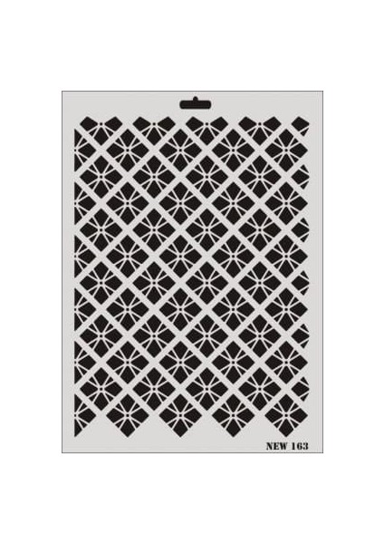 New Seri N-163 Stencil 35X25 cm