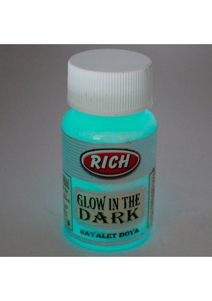 3002 Natural Turkuaz Karanlıkta Parlayan Hayalet Boya 50 cc