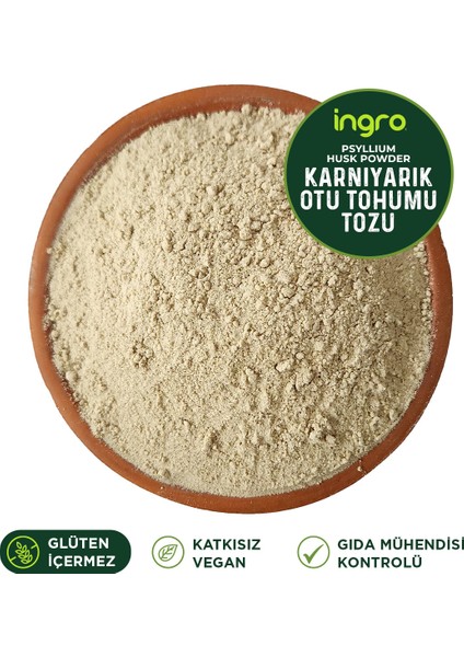 Ingro Karnıyarık Otu Tozu Psyllium Husk Powder 250 G fiyatları