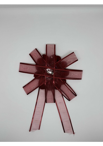 Gelin Bohçası Için Çiçek Motifli 2 Adet Bordo Bohça Çiçeği indirimleri