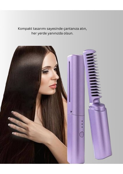 Şarjlı Saç Düzleştirici Tarak fırsatları