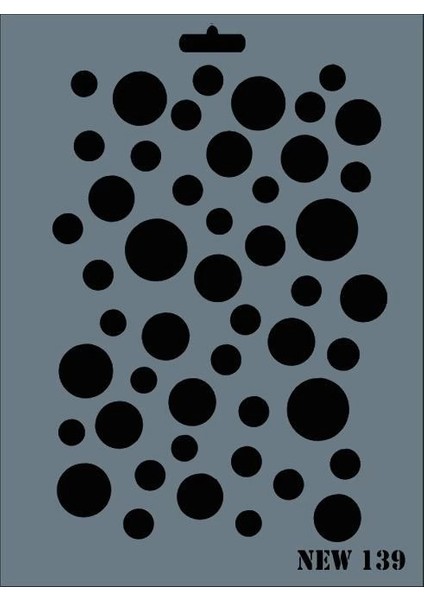 Rich New Seri N-139 Stencil 35X25 cm