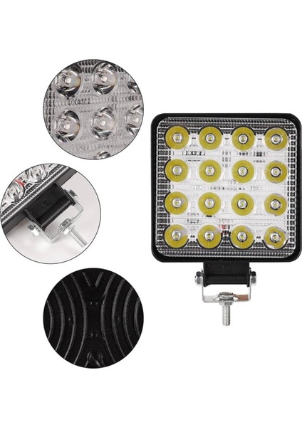 16 Ledli Çalışma Lambası Araç Görüş Lambası Oto Lamba fiyatları