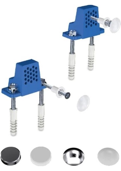 Duvara Sıfır Klozet Için Montaj Vida Takımı