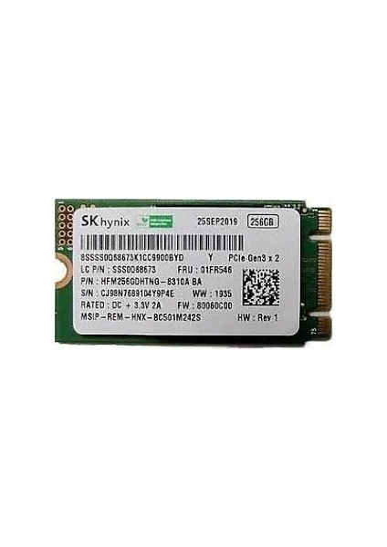 Mini 2242 1tb M.2 Pcıe Gen3 Nvme SSD (Kutusuz) 100CT2023