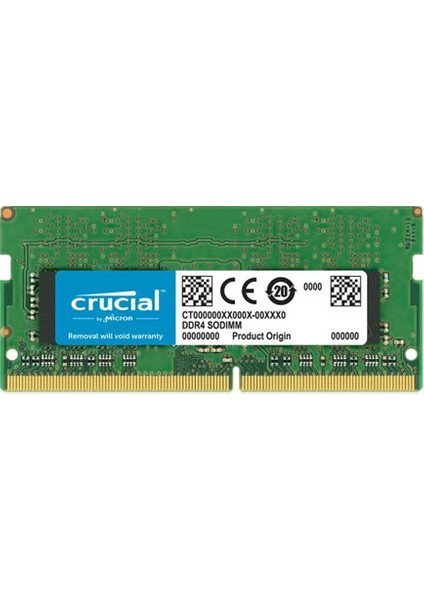 Crucıal Basıcs Serıes 16GB Ddr4 2666MHZ CL19 Notebook Ram CT16G4SFD8266