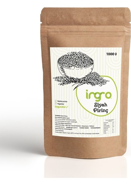 Glutensiz Siyah Pirinç 700 gr