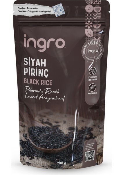Glutensiz Siyah Pirinç 700 gr modelleri