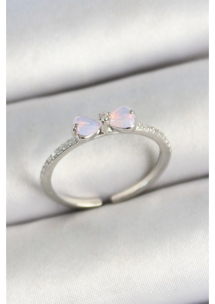 Bfs Pirinç Fiyonk Figürlü Zirkon Taşlı Gold Renk Ayarlanabilir Kadın Yüzük