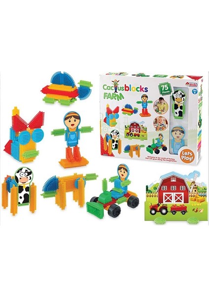 Bfs Nessiworld 03312 Kaktüs Blokları Çiftlik 75 Parça