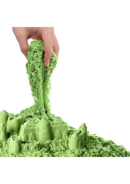 Bfs Nessiworld 03687 Aksesuarlı Yeşil Kinetik Oyun Kumu 500 gr fırsatları