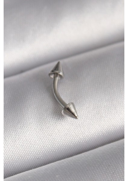 Bfs 316L Çelik Gümüş Renk Çivi Model Piercing