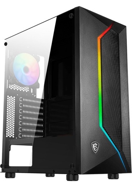 Msı Mag Vampırıc 100R Temperli Cam Argb Psu Yok 1X120MM Fan Gamıng Bilgisayar Kasası
