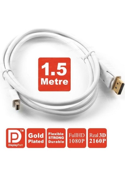 DK-CB-DPXMDPL150 1.5m Mını Dısplay To Dısplay