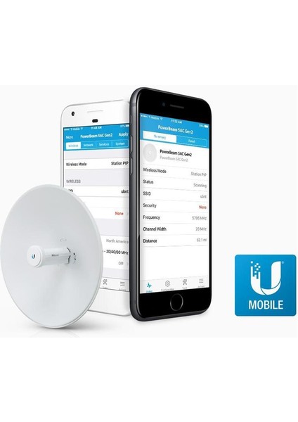 Ubıquıtı PBE-5AC-GEN2 5ghz 25DBI 450MBPS 25KM Ptp/ptmp Dış Ortam Access Poınt fiyatları