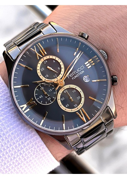 Çelik Kordon Iç Fonksiyonları Aktif 2 Yıl Garantili Erkek Kol Saati+Bileklik F.FGG233.03 fiyatları