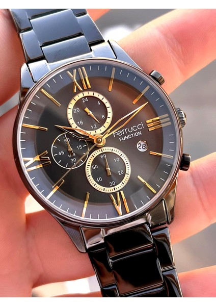 Çelik Kordon Iç Fonksiyonları Aktif 2 Yıl Garantili Erkek Kol Saati+Bileklik F.FGG233.03 fırsatları