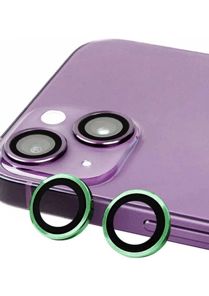 Bfs iPhone 13 Raze Metal Kamera Lens - Yeşil