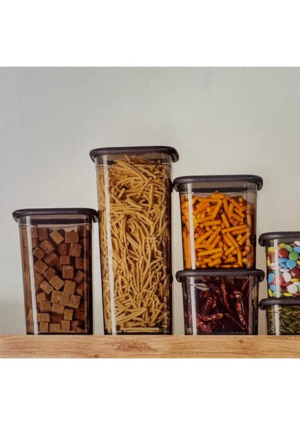 20’li Erzak ve Baharat Saklama Kabı Seti – Füme, Kapaklı, Çeyiz Seti fırsatları