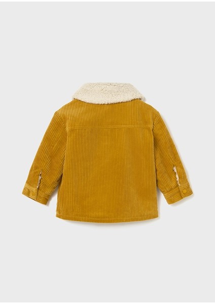 Erkek Bebek Mont (1-4 Yaş) – Açık Kahverengi, Içi Kürklü, %100 Pamuk, Uzun Kollu, Çift Cepli fırsatları