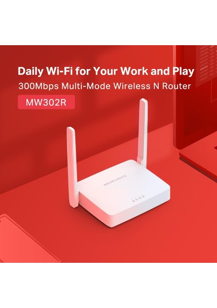 Tp-Lınk Mercusys MW302R 300MBPS Wıfı N Router fiyatları