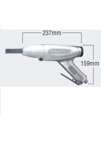 Jex-24 Iğneli Havalı Raspa Makinası(Pneumatic Jet Chisel Jex-24)