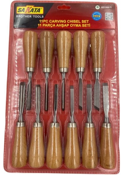 Sakata Wd 100811 Ahşap Oyma Seti 11 Parça