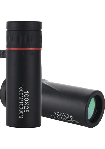 Tek Gözlü Monoküler Dürbün 100X25 Zoomlu Yüksek Çözünürlüklü modelleri