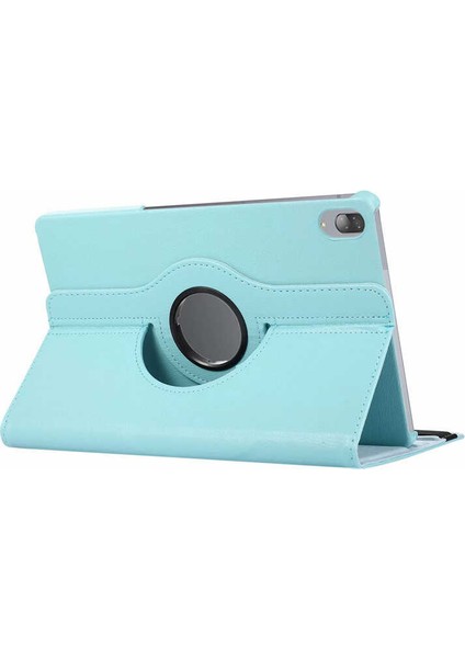 Lenovo Tab P11 Pro 11.2" 2.nesil Uyumlu Lckc Dönebilen Standlı Kılıf-Mavi