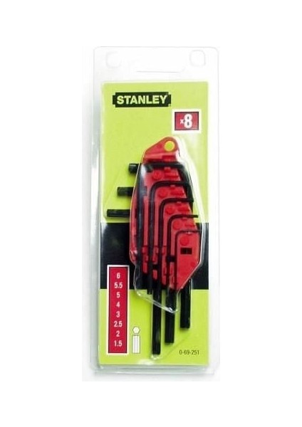 ST069251 8 Parça Allen Anahtar Takımı fiyatları