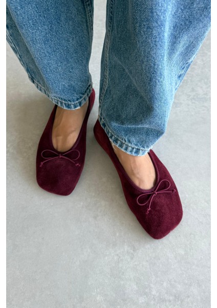 Maison Bordo Hakiki Deri Babet fırsatları