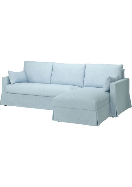 2'li Kanepe ve Uzanma Koltuğu Kılıfı, Kilanda Soluk Mavi, Sağ fiyatları
