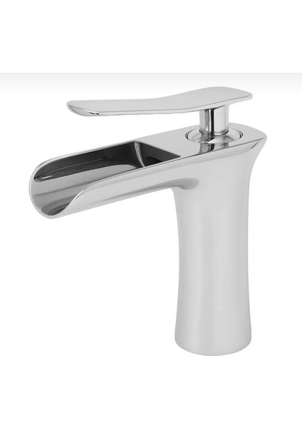 Rudis Armatür Şelale Model Lavabo Bataryası-PİRİNÇ