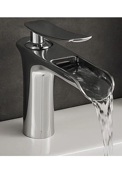 Rudis Armatür Şelale Model Lavabo Bataryası-PİRİNÇ indirimleri