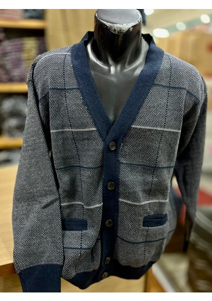 Erkek Triko Düğmeli Cepli Desenl Ihırka fiyatları