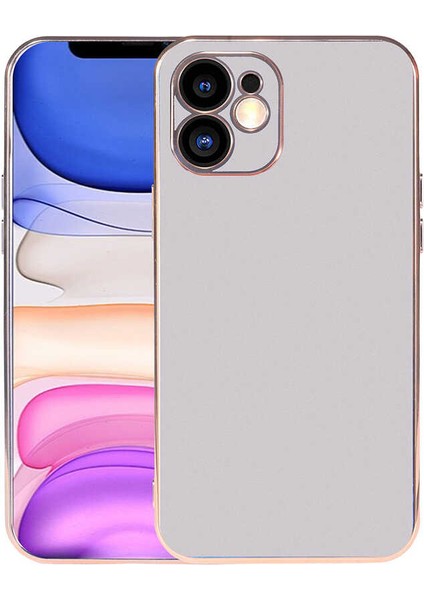 iPhone 11 Uyumlu Lckc Viyana Kapak-Gümüş