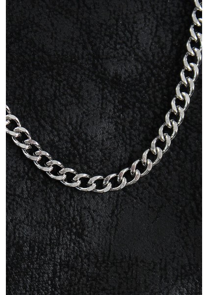 Bfs 316L Çelik Klasik Zincir Model Gümüş Renk Erkek Kolye fiyatları