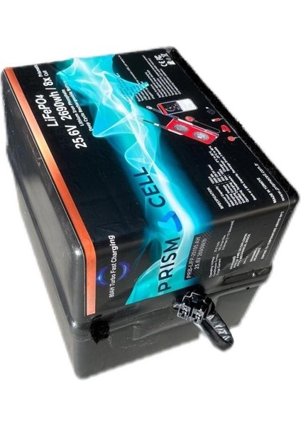 Lifepo4 Tekerlekli Sandalye Aküsü Engelli Araba Aküsü 25.6 Volt 105 Ah
