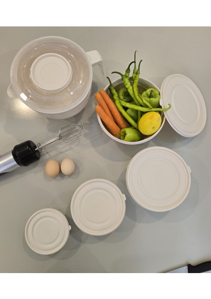 Mikser Kase & Karıştırma Kabı Set + 4'lü Kase Set