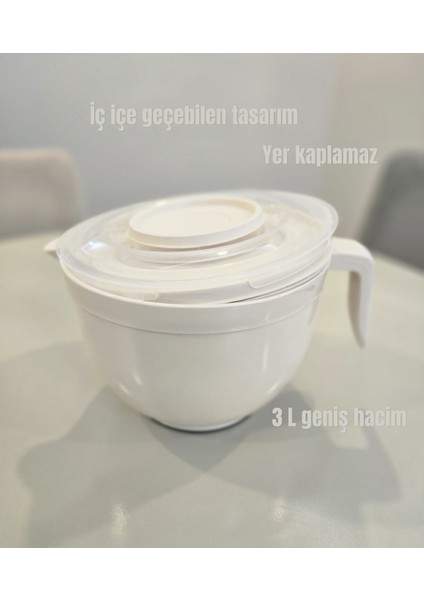 Mikser Kase & Karıştırma Kabı Set + 4'lü Kase Set