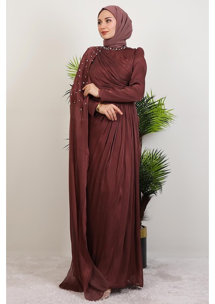 Ilkin Yoryo Abiye Gül Kahve modelleri