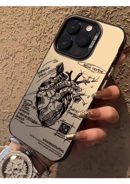 Iphone 16 Pro Uyumlu Baskılı Desen Kir Tutmayan Lüx Telefon Kılıfı MK01A modelleri