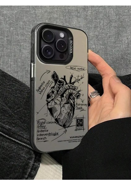 Iphone 16 Pro Uyumlu Baskılı Desen Kir Tutmayan Lüx Telefon Kılıfı MK01A fırsatları