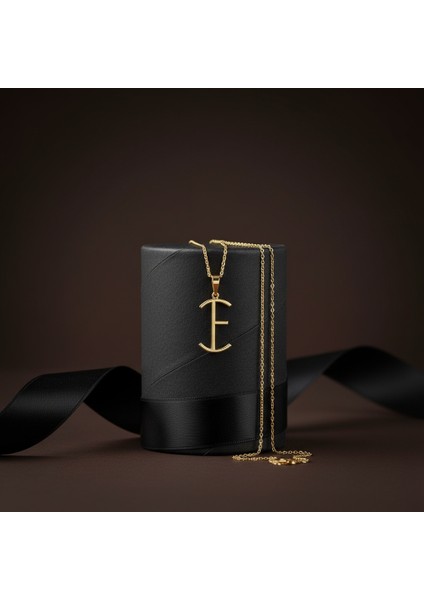 14 Ayar Altın Kolye Ucu Harf E GM9507 1 gr modelleri