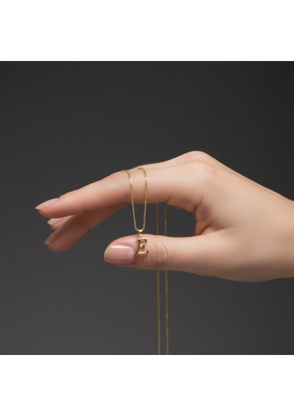 14 Ayar Altın Kolye Ucu Harf E GM9514 1 gr fiyatları