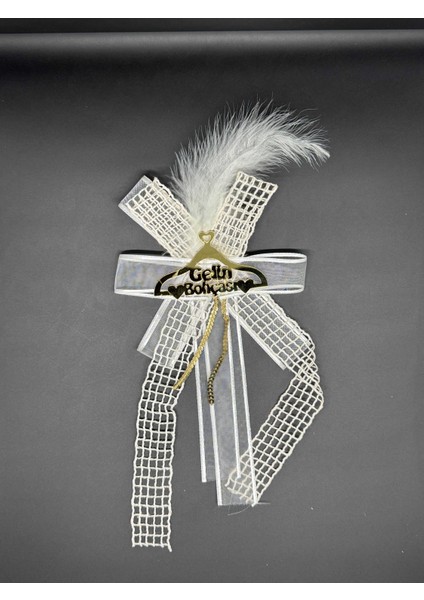 Gelin Bohçası Için 'gelin Bohçası' Yazılı 5 Adet Beyaz Bohça Çiçeği fiyatları